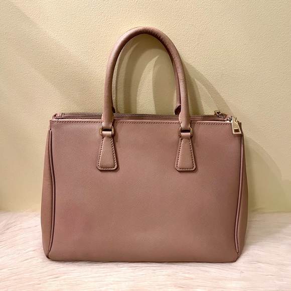 PRADA Cammeo Saffiano Lux Double Zip Medium Tote Bag - Picture 3 of 16